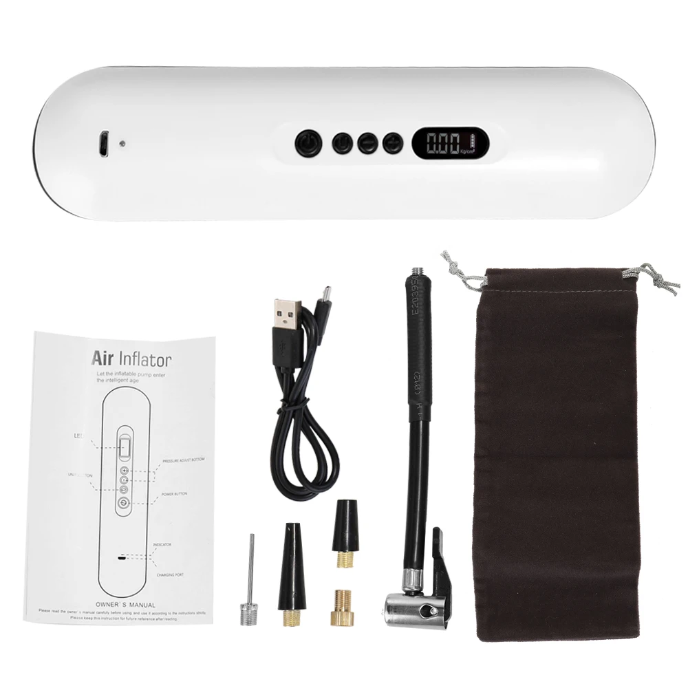 

Электрический насос для велосипеда, Аккумуляторный насос с воздушным давлением для горных велосипедов, шоссейных и баскетбольных покрышек