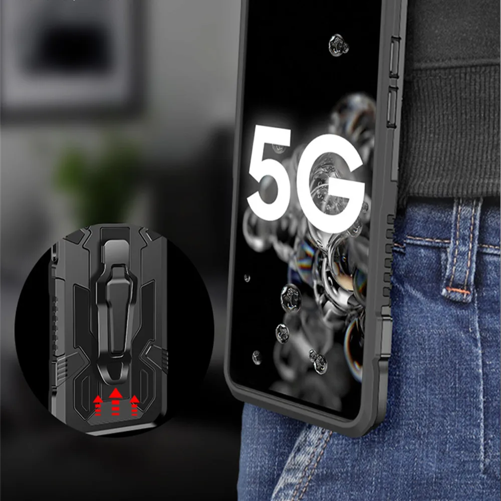 Для Samsung Galaxy S21 ультра плюс A12 A21S M51 M31 + 5G магнит чехол ремешках бронированный для M11
