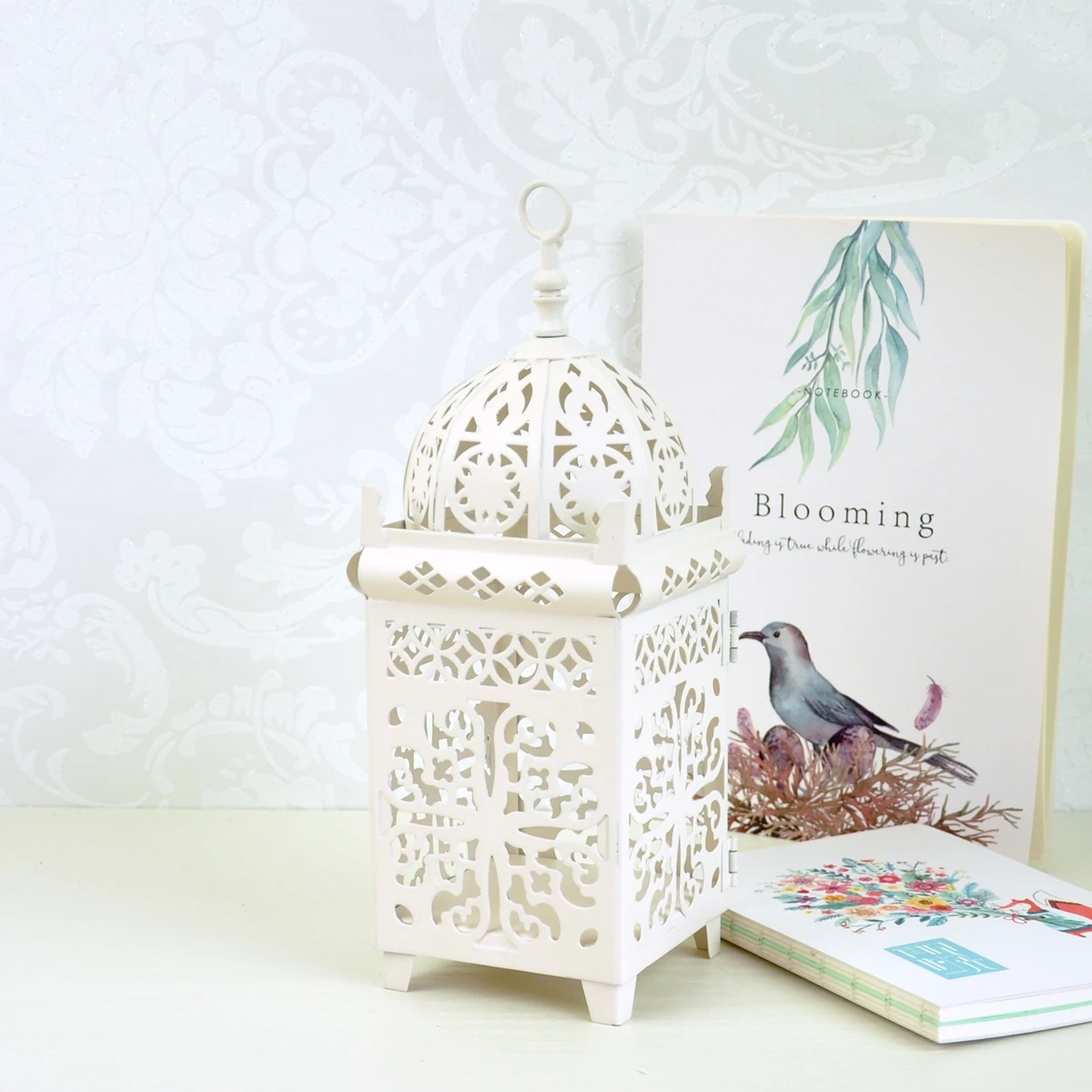 Романтический подсвечник в скандинавском стиле железный Золотой для дома