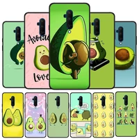cute avocado fruits silicone cover for oneplus nord ce 2 n10 n100 9 9r 8t 7t 6t 5t 8 7 6 plus pro phone case shell