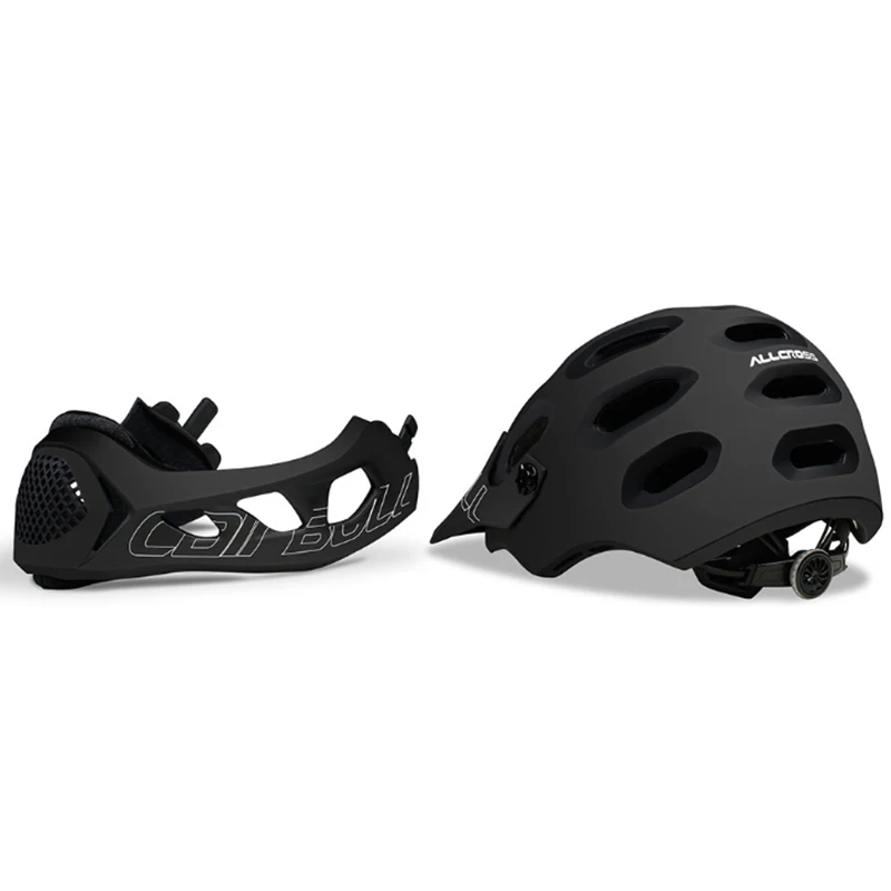 Горный Взрослый мужской велосипедный шлем полный покрытый MTB вниз холм Полный лицевой женский велосипедный шлем Экстремальные виды спорта катание на коньках