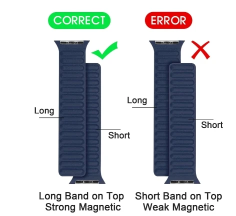 Leather Link Strap for Apple watch band 49mm 45mm 41mm 44mm 40mm 38mm 42mm watchband Magnetic Loop bracelet iWatch 7 6 5 4 8