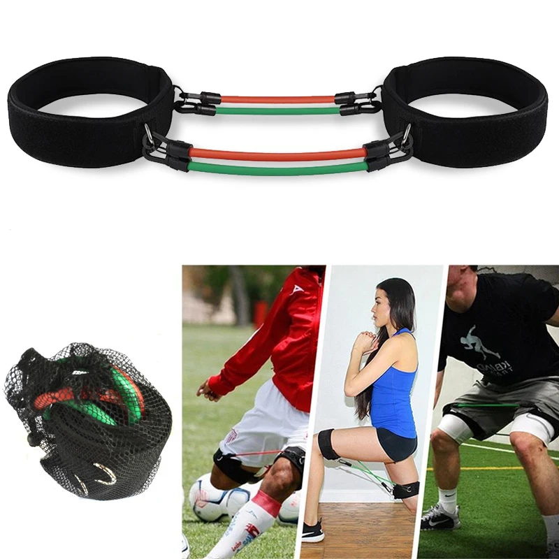 

Legs Training Resistance Bands Speed Agility Workout Yoga Elastic Tube Fitness Equipment For Taekwondo Football basketball