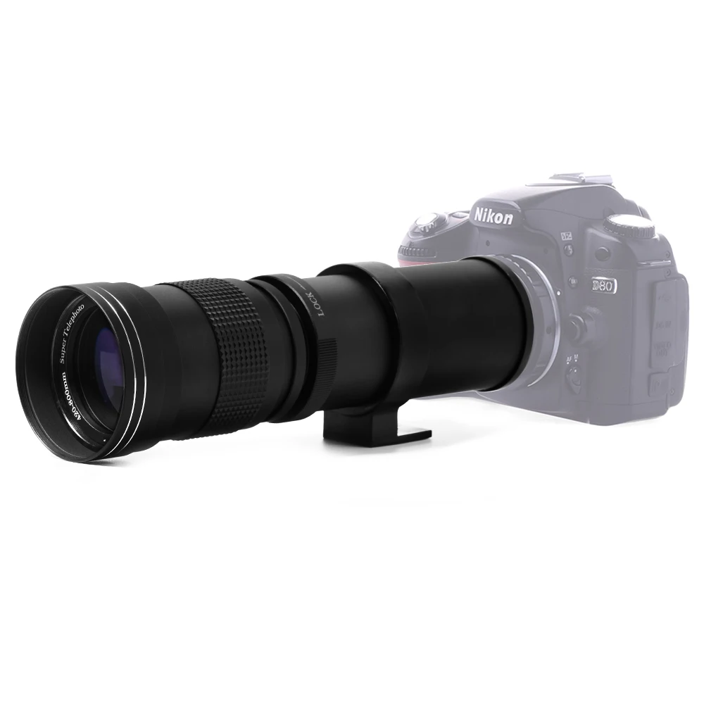 Lightdow 420 800mm F8.3 16 супер телеобъектив ручной зум объектив для Canon Nikon Sony Pentax DSLR Камера