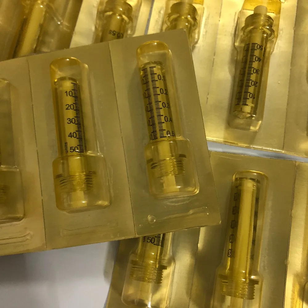 0 5 мл 100 шт шприц ампулы головки для гиалуронового пистолета ручка гиалурона