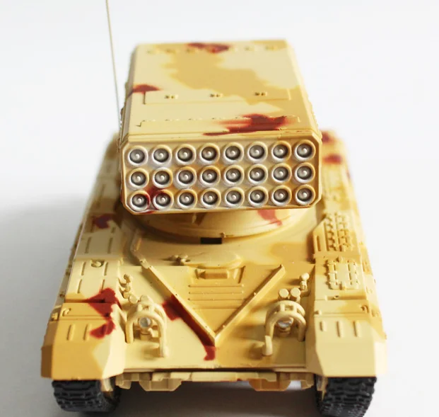 Modelo de tanque militar fundido a presi&oacute;n para ni&ntilde;os, escala 1:72, TOS-1A, regalo de colecci&oacute;n, la mejor calidad, 12138-0