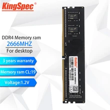KingSpec ram ddr4 8gb ram ddr4 desktop memoria ram 8GB 2666mhz 1.2V RAM for Desktop PC Memoria RAM DDR4 1.2V 288Pin Desktop RAM