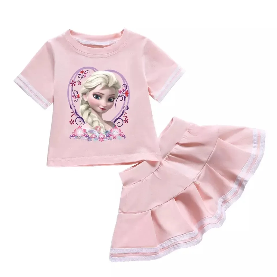 Комплект одежды Принцессы Disney Frozen Aisha для девочек футболка с длинными рукавами и