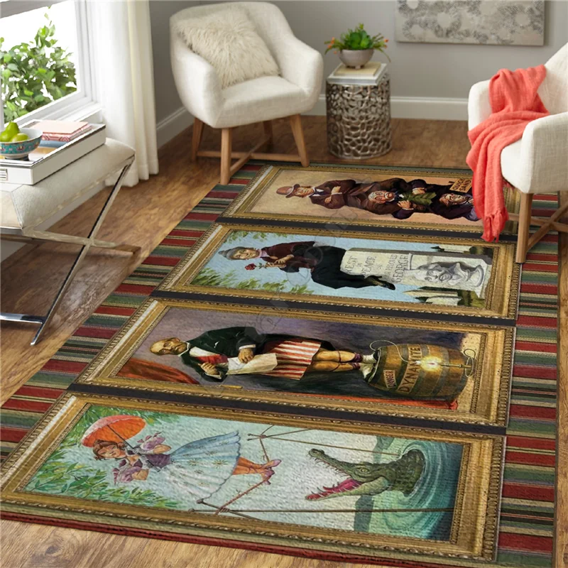 

Snake 3D Printed Carpet Mat for Living Room Doormat Flannel Print Bedroom Non-slip Floor Rug