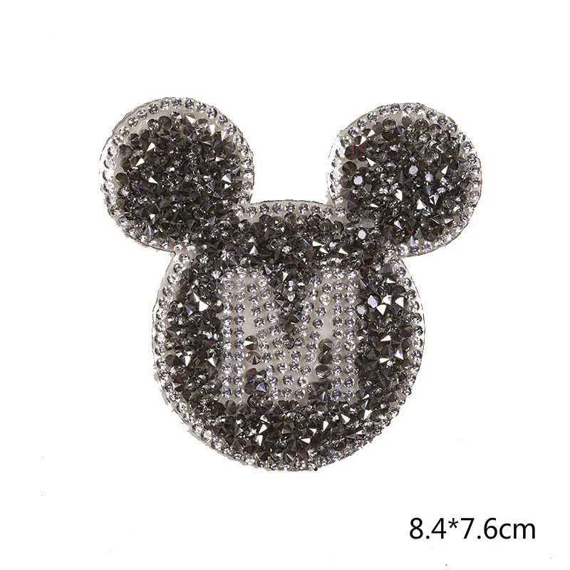 Новое поступление детская одежда с буквенным принтом M стразы нашивки железные