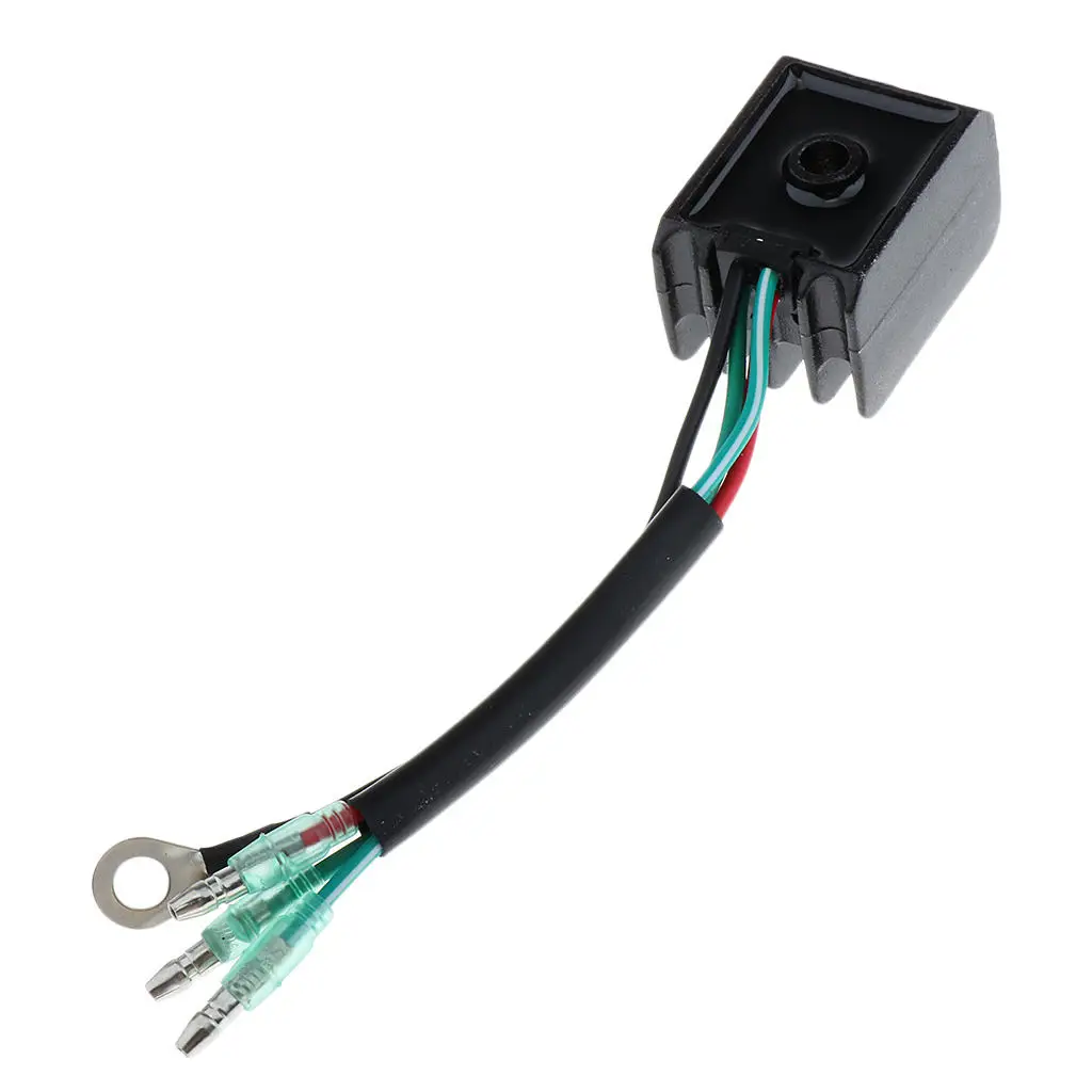 

Outboard Voltage Regulator For Yamaha 15/30/40/60 Engine, Black