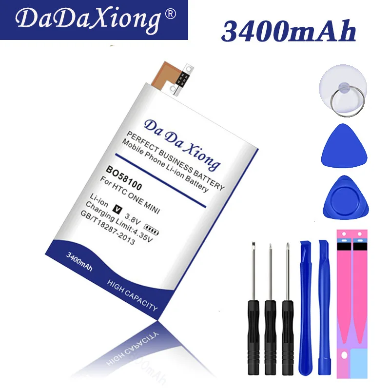 Оригинальный литий-ионный аккумулятор DaDaXiong 3400 мАч BO58100 для сотового телефона HTC