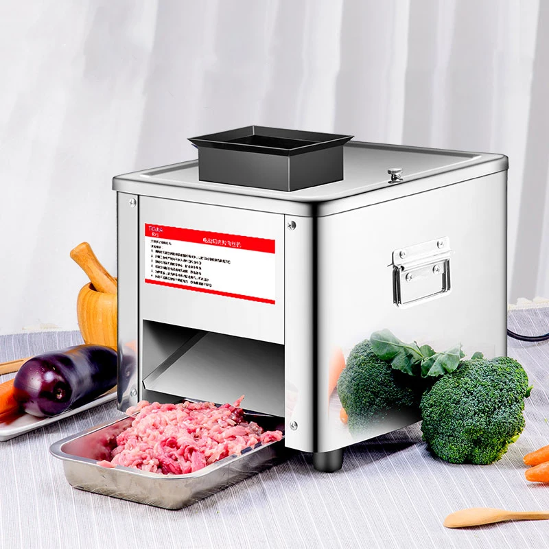 

Cortadora de carne comercial de acero inoxidable, totalmente automática, 2020 W, picadora eléctrica para cortar verduras, 850