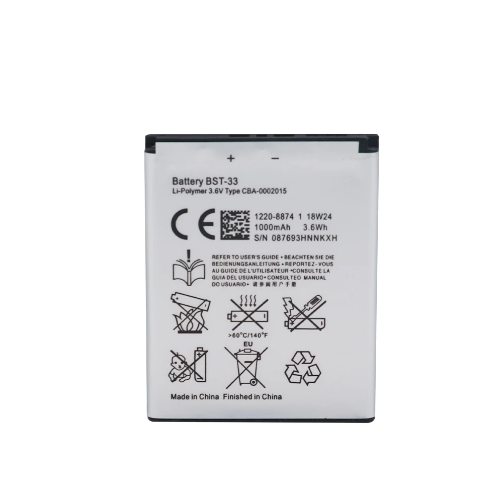 Аккумулятор для Sony Ericsson K530 K550 K630 K660 K790 K800 K810 W610 W660 W705 W880 W888 W900 W960 W850 W830 W890 i