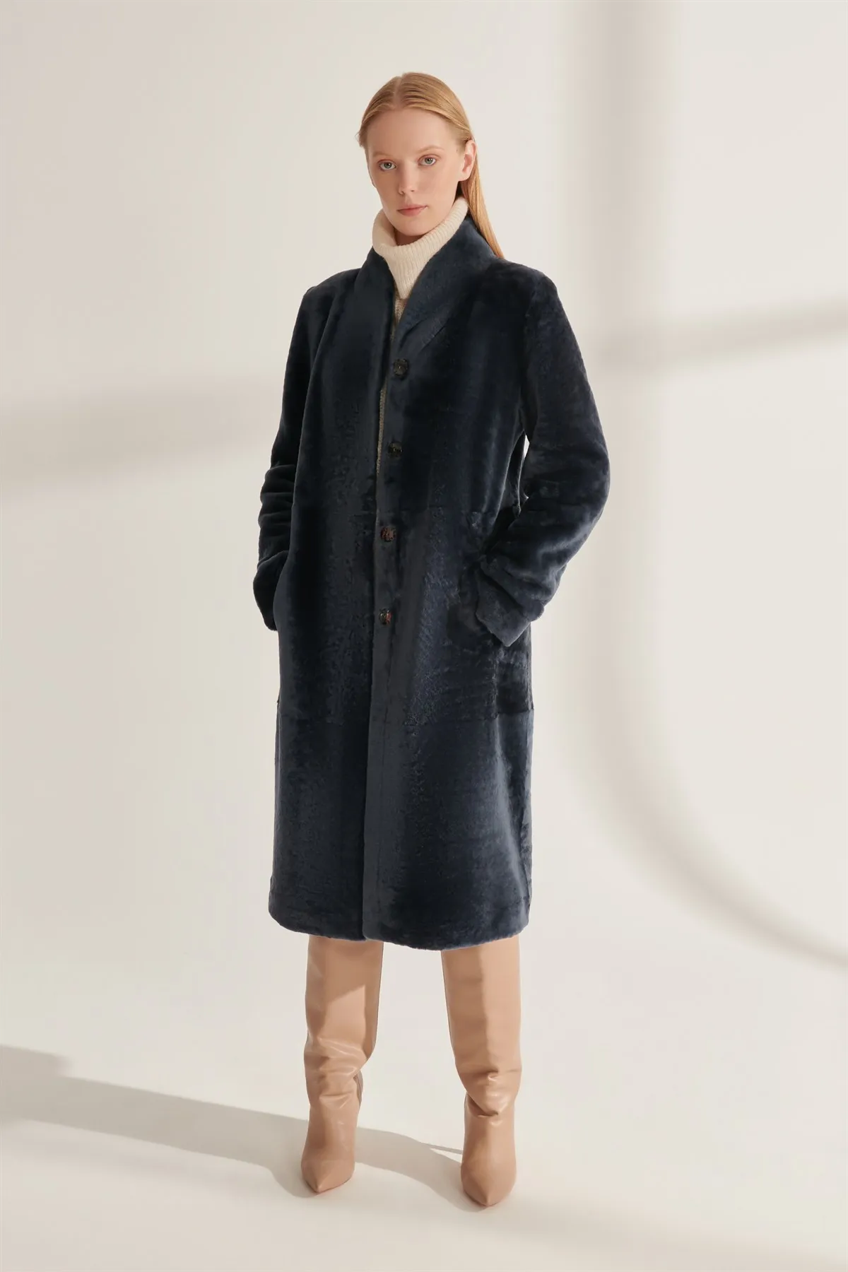 Genuine Fur Jackets Gray Genuine Leather Large Size Coat Women Winter Warm Waterproof Sheepskin Parka Design New Street fashion