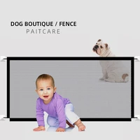 new pet accessories fence nylon foldable dog isolation net indoor safety protection dog fence punch free pet products