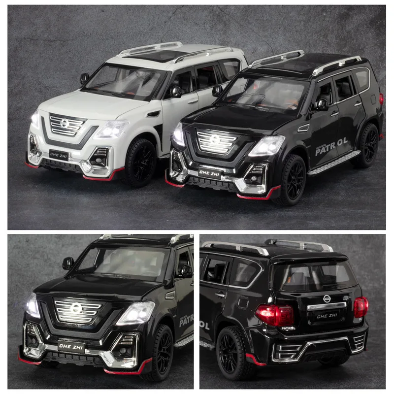 Модифицированная игрушечная машинка в масштабе 1:24 Nissan внедорожник литой