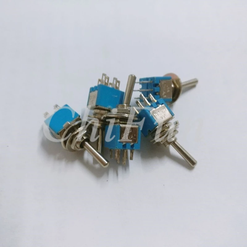 30 шт./лот SMTS-202 мини-переключатель типа тумблер 3 фута 2 Позиции переключатель тумблер 5 мм Переключатель