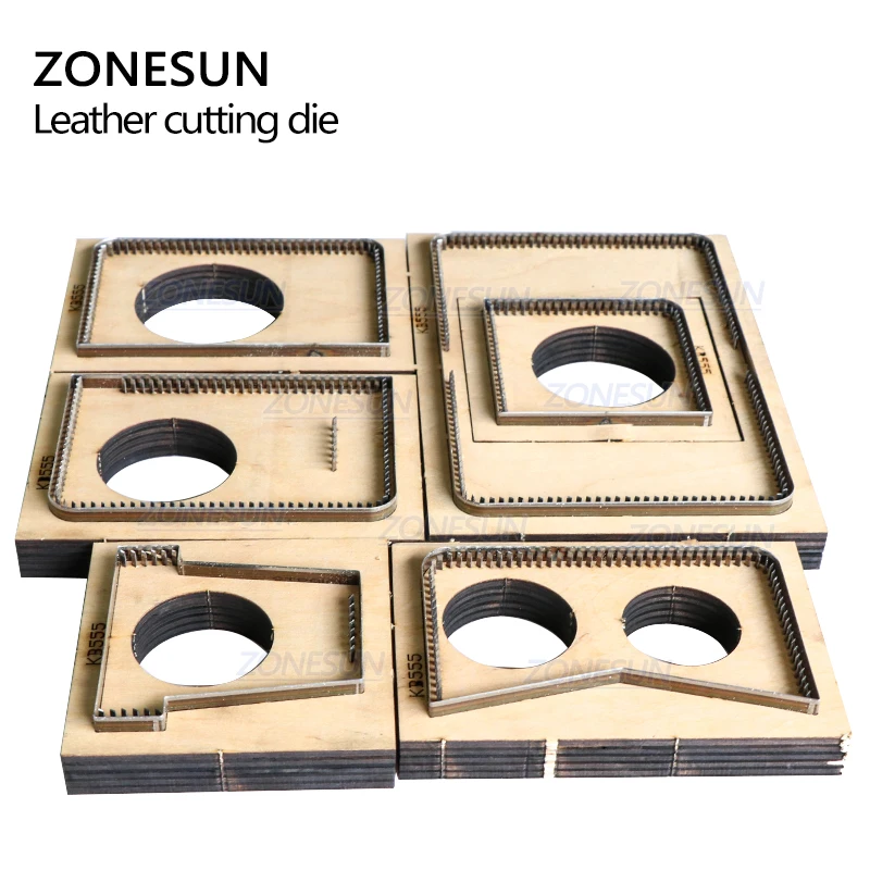 ZONESUN держатель для кредитных карт кошелек монет заказной кожаный Режущий