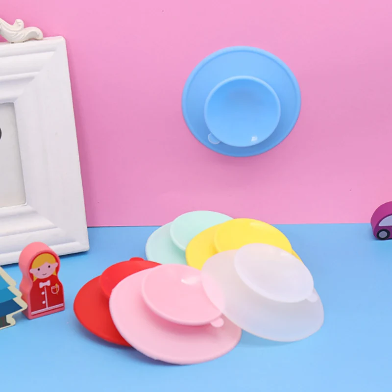 

Newborn Baby Toddler Double Sided Suction Cup Mat Tableware Sucker Anti-slip Bowl Dish Bowl Pad Coaster Tools