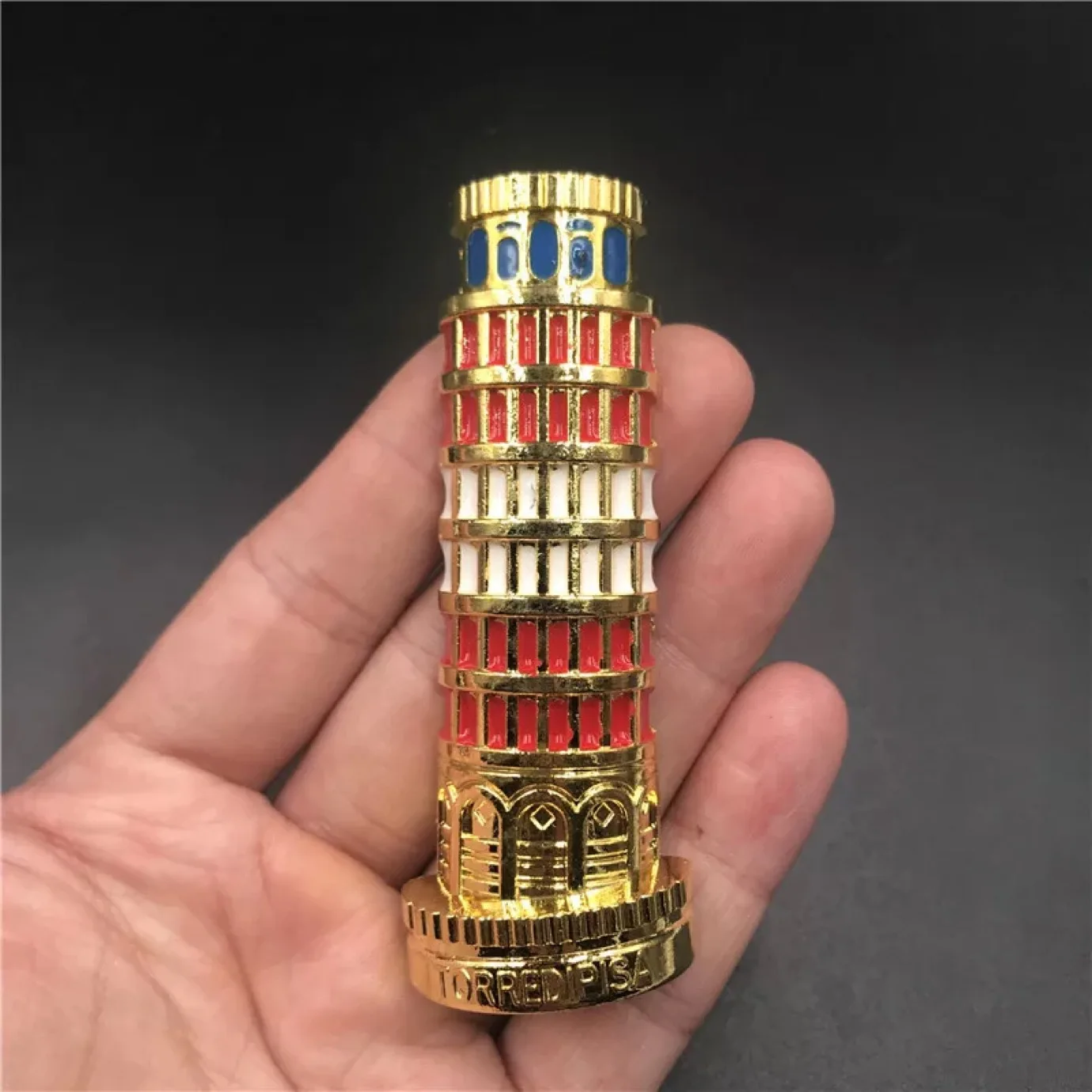 Leaning Tower of Pis Магнит на холодильник сувенирное украшение Франция строительство США Нью-Йорк Металлическая магнитная наклейка на холодильник подарок на день рождения - Цвет: Leaning Tower of Pis