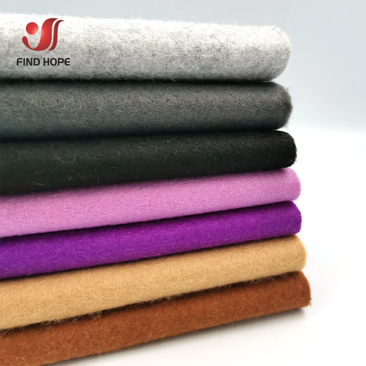 Gray Purple Series 7 рулонов 20*90 см мягкий войлочный материал нетканый войлочный материал лист DIY Швейные куклы рукоделие материал толщина 1,4 мм - Цвет: Gray Purple Series