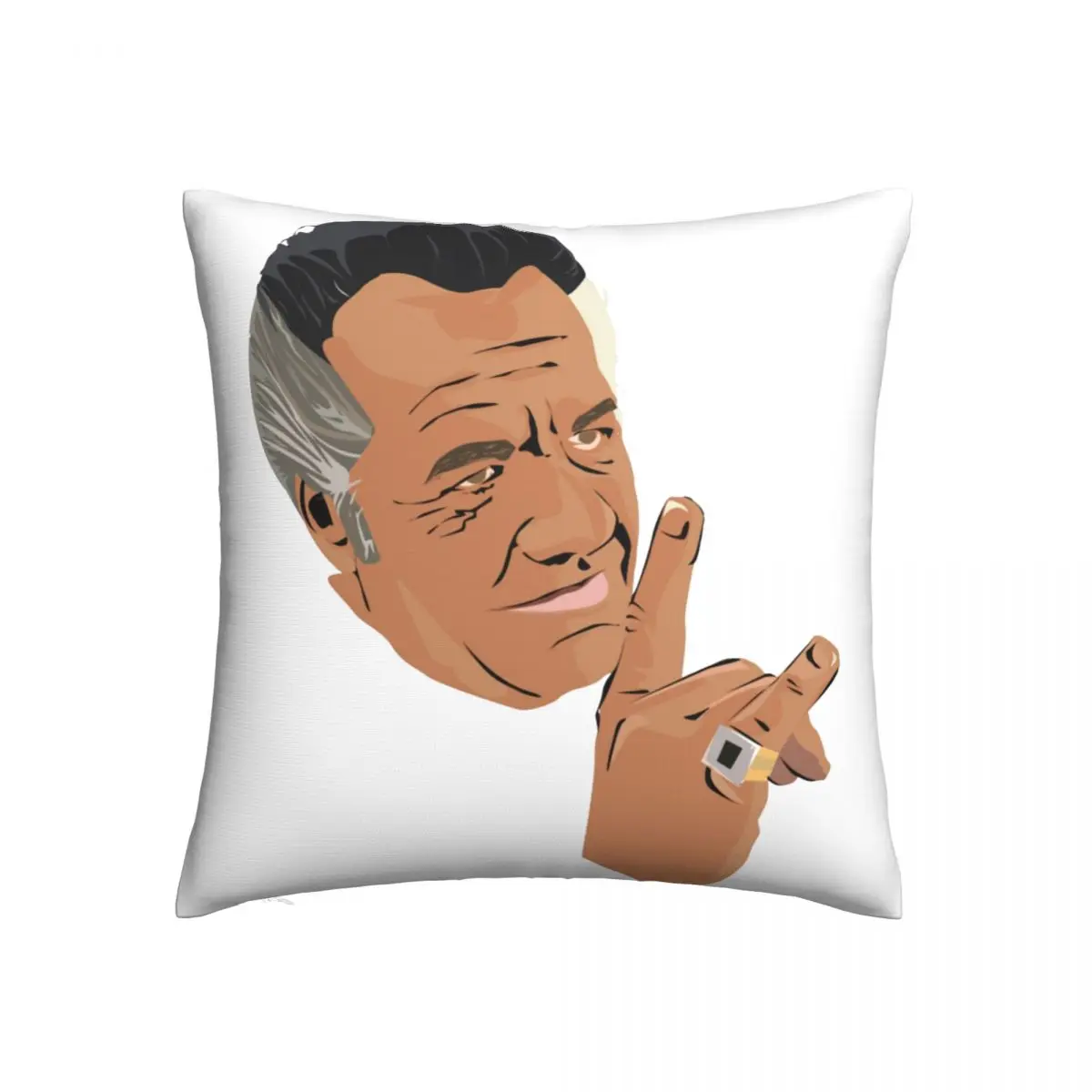 

Thug Life Pillow Case The sopranos Paulie Hugging Zipper Pillowcase Summer Soft Polyester Cover
