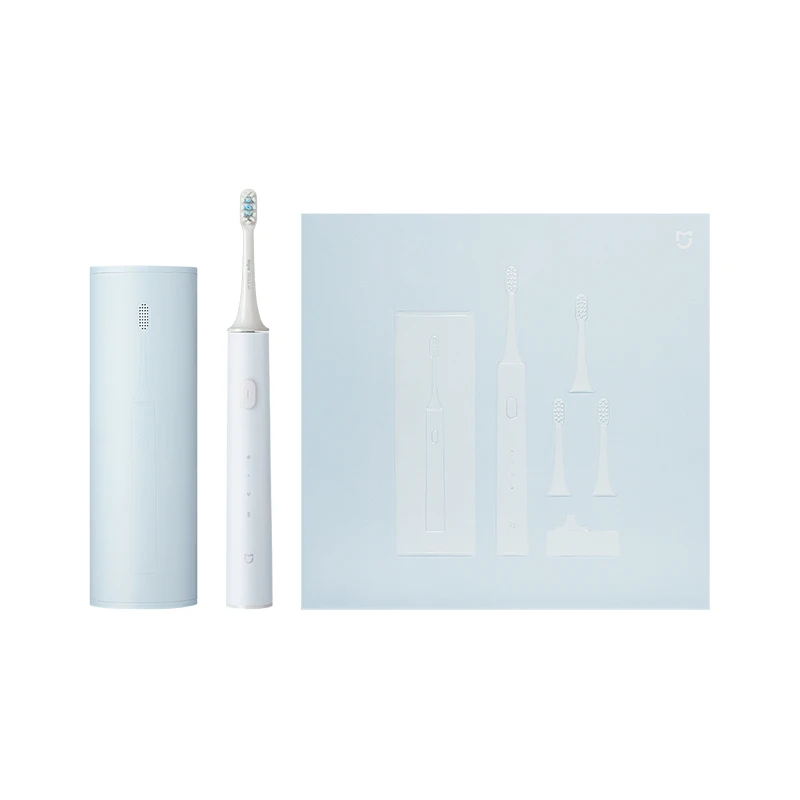 

Xiaomi Mijia T500C Electric Toothbrush+4PCS Head Wireless Rechargeable Waterproof Ultrasonic Automatic Toothbrush Work Mijia APP