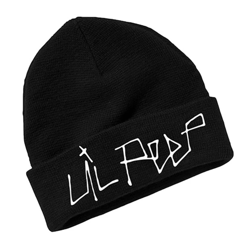 

Lil Peep Winter Knitted Hat For Women Girl Embroidery xxxtentacion Love Lil.peep Hip Hop Cap Men Streetwear Warm Skullies Beanie