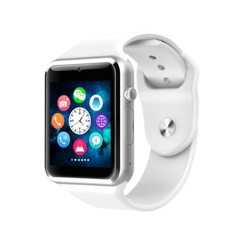 A1 наручные часы Bluetooth Смарт часы спортивные Шагомер с сим-камерой Smartwatch для Android PK IWO 8 DZ09 часы