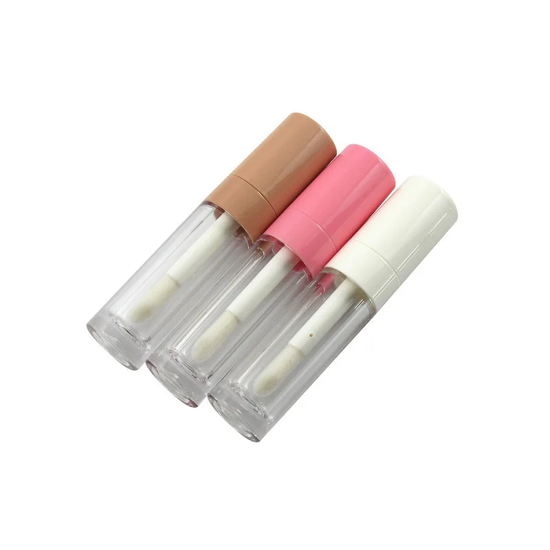 

Lipgloss Empty Tube Round Clear 6.5ml New Arrival Liquid Refillable Container Plastic Packaging Lip Oil Bottle 30pcs