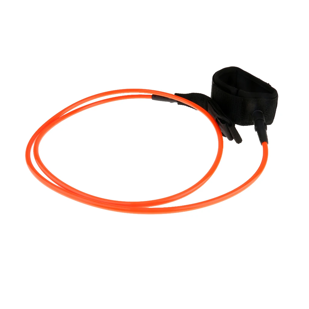 Оранжевый прямой поводок из ТПУ для серфинга 5 футов толщина 7 мм|Серфинг| |