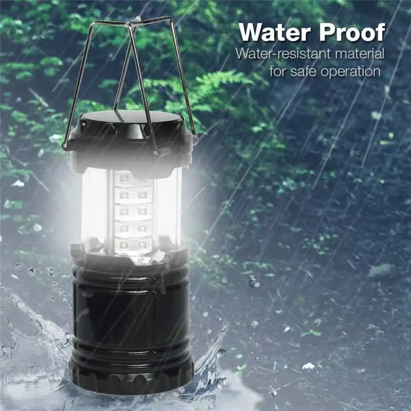 

Portable Camping Lamp 30 LED Tent Lamp Waterproof Camping Light Emergency Light Portable Lantern Working Lighting Flashlight
