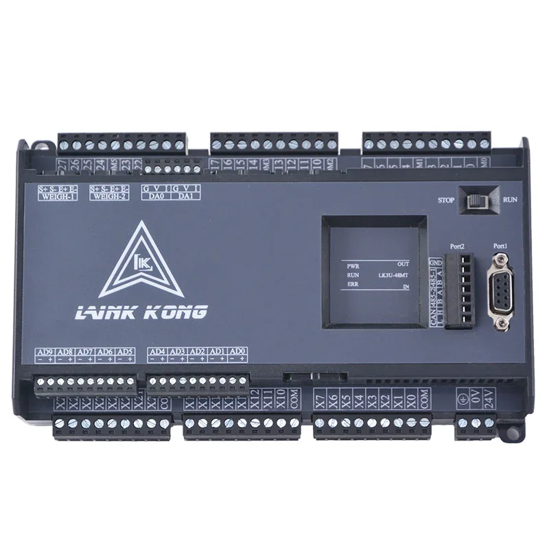 Промышленная плата управления PLC FX3U светодиодная лампа модель 48MR-10AD2DA 8-осевой