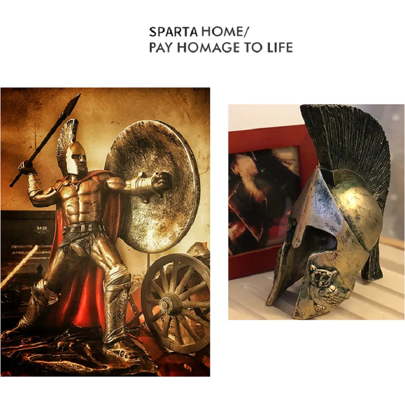 Креативные аксессуары Броня модель спартанской скульптуры домашний винный шкаф
