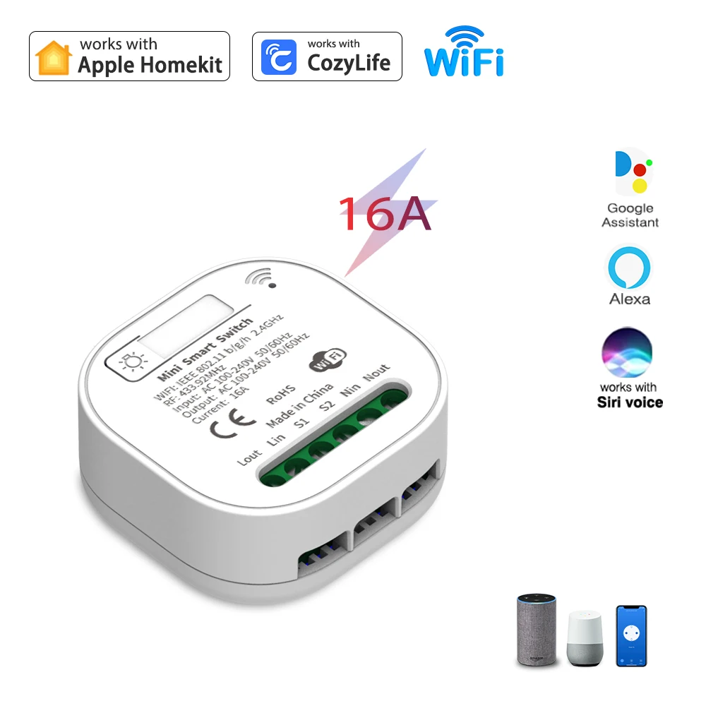 

Умный светильник ель света, 16 А, Wi-Fi, с управлением через приложение