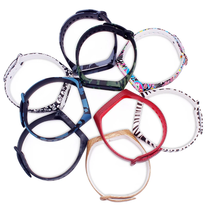 

Dabruyne Colorful mi band 3 4 Printing flowers wrist strap for xiaomi mi4 smart bracelet pulseira for miband 4 strap replacement