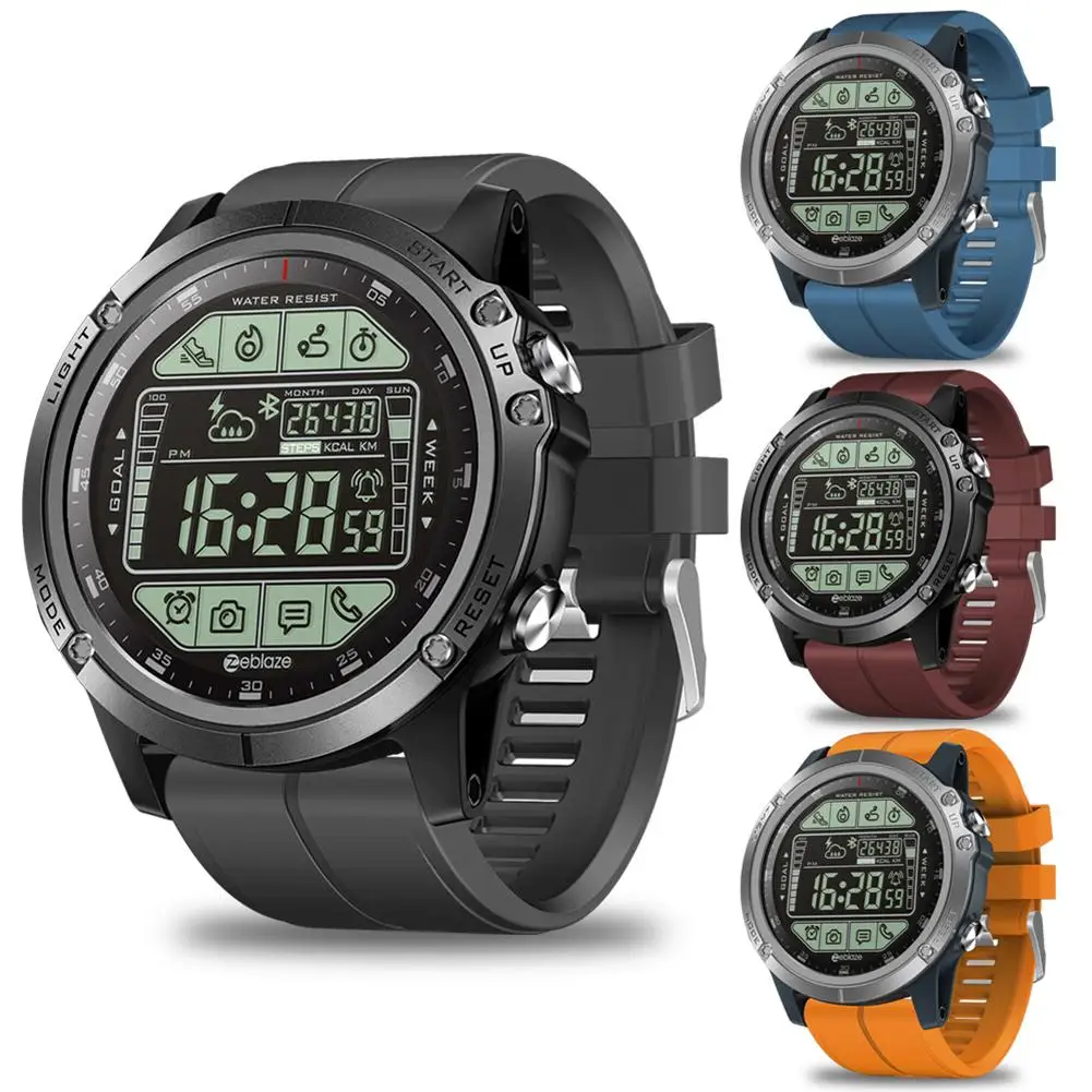 Обновленные спортивные мужские Смарт часы Zeblaze VIBE 3S прочные водонепроницаемые