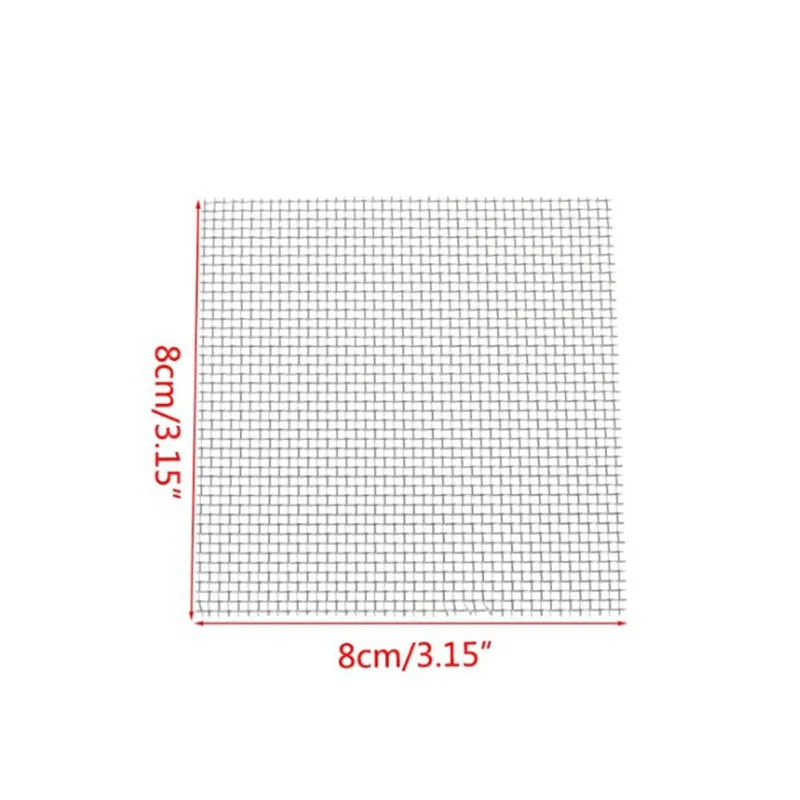 2 PCs Aquarium Fish Tank Plants Stainless Steel Wire Mesh Pad Moss Net Decor 8x8 cm New For | Дом и сад