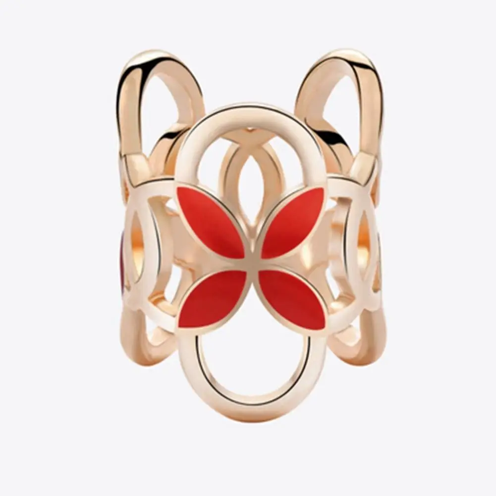 GloryStar модный тройной зажим для шарфа четырехлистный клевер шаль Пряжка Брошь