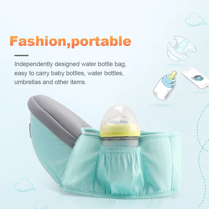

Baby Carrier Waist Stool Walkers Baby Sling Hold Waist Belt Backpack Hipseat Belt Kids Adjustable Infant Hip Seat For Droship