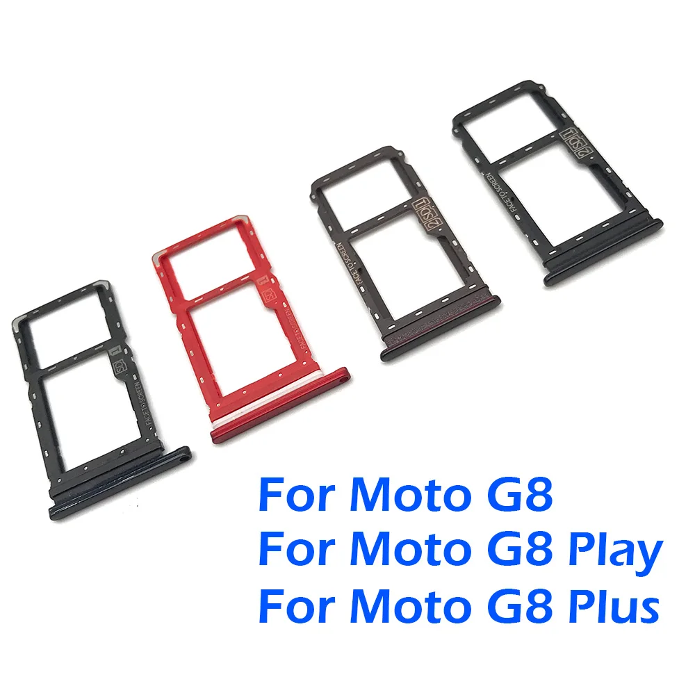 

New SIM Card Tray Slot Holder Adapter Accessories For Motorola Moto G8 / G8 Plus / G8 Play Sim Card