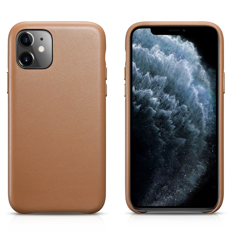 Для iPhone 11 чехол из натуральной воловьей кожи iPhone11 Pro чехол для офиса защитная задняя крышка для iPhone 11 Pro Max