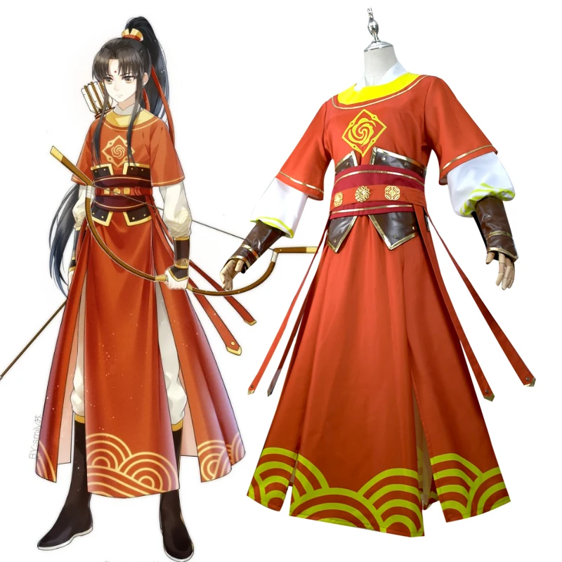 Аниме Jin Ling Mo Dao Zu Shi костюм для косплея верховой езды полный комплект|Костюмы