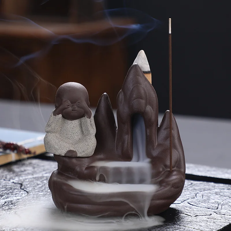 Курильница + 20 конусов для благовоний креативный домашний декор маленькая фреза |