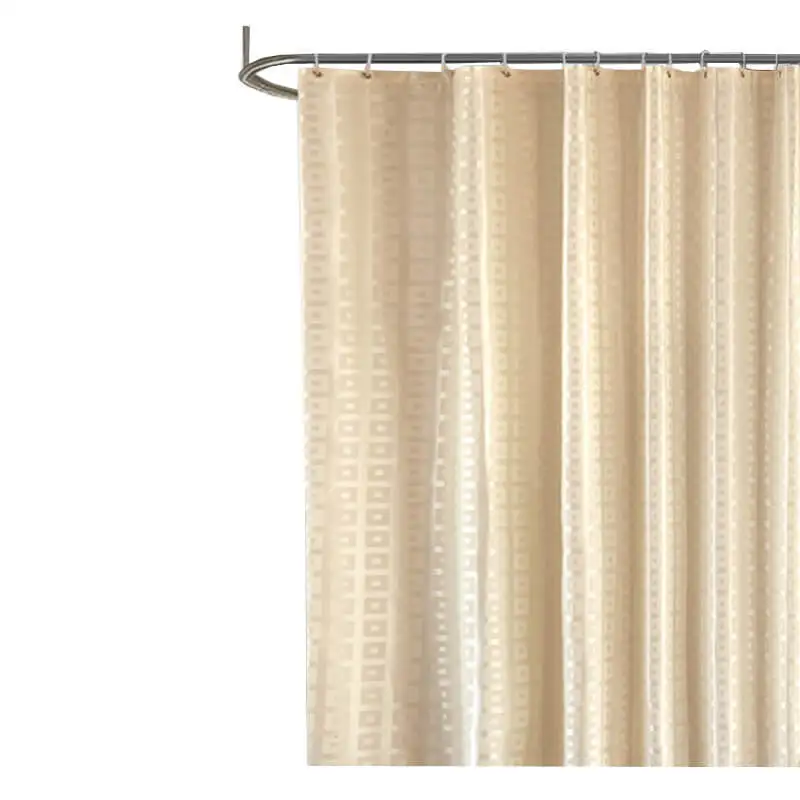 LeRadore 2019 Новая роскошная плотная однотонная Штора для душа жаккардовый процесс
