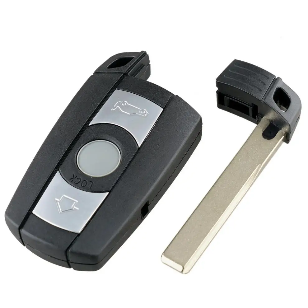 

1pcs Black 315Mhz 3 Buttons Durable Remote Ignition Key Fob Replacement Keyless Entry KR55WK49127 fit for BMW CAS3