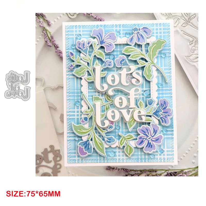 

New Metal Cutting Dies For 2021 Troqueles Scrapbooking Letter Love Knife Mould Blade Punch Stencils Embossing Card Craft