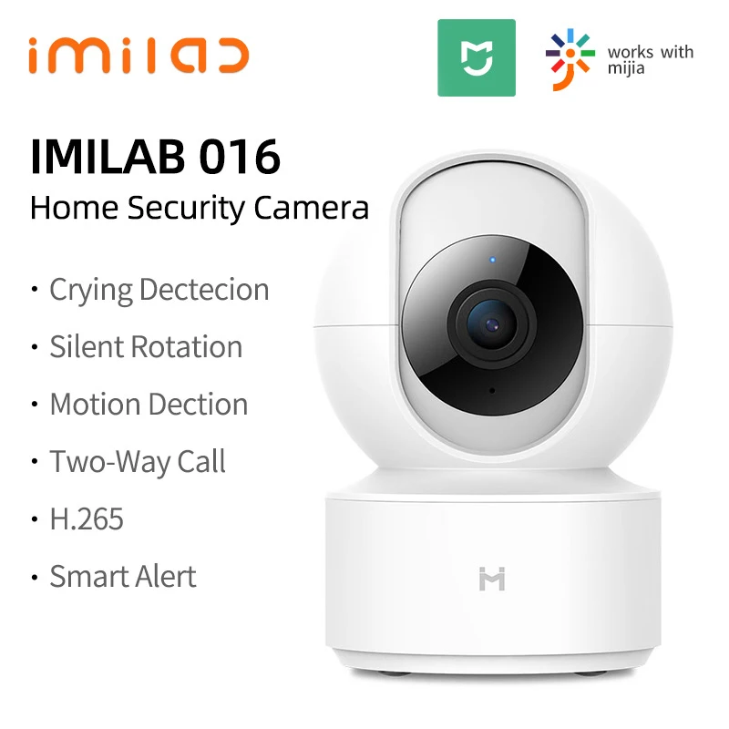 

IMILAB 016 Baby Monitor 1080P HD Mihome Indoor Camera Wifi IP 24-hour Night Vision Motion Dectection Two Way Call Video Recorder
