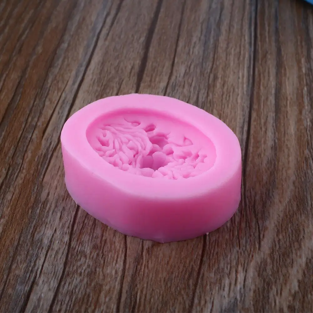 Силиконовые 3D Роза цветок плесень торт с помадной глазурью поделки из сахара